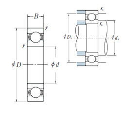  Wide Inner Ring Ball Bearing 6916 NSK