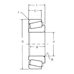  Taper Bearing 32007 FBJ