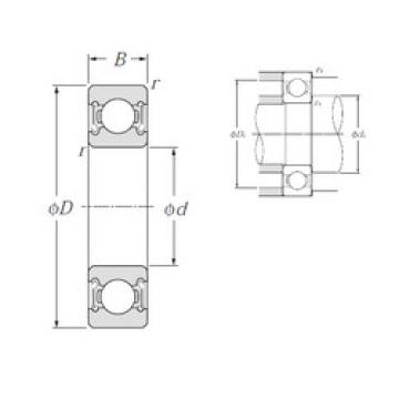  Ball Bearing 6907LLB NTN
